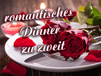 Ein romantisches Dinner für Zwei.